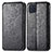 Custodia Portafoglio In Pelle Fantasia Modello Cover con Supporto S01D per Samsung Galaxy A22 4G Nero