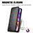 Custodia Portafoglio In Pelle Fantasia Modello Cover con Supporto S01D per Samsung Galaxy A23 4G