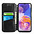 Custodia Portafoglio In Pelle Fantasia Modello Cover con Supporto S01D per Samsung Galaxy A23 5G