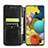 Custodia Portafoglio In Pelle Fantasia Modello Cover con Supporto S01D per Samsung Galaxy A71 4G A715