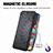 Custodia Portafoglio In Pelle Fantasia Modello Cover con Supporto S01D per Samsung Galaxy A71 4G A715