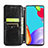 Custodia Portafoglio In Pelle Fantasia Modello Cover con Supporto S01D per Samsung Galaxy A72 5G