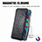 Custodia Portafoglio In Pelle Fantasia Modello Cover con Supporto S01D per Samsung Galaxy S20 FE (2022) 5G