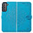 Custodia Portafoglio In Pelle Fantasia Modello Cover con Supporto S01D per Samsung Galaxy S22 Plus 5G