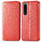 Custodia Portafoglio In Pelle Fantasia Modello Cover con Supporto S01D per Sony Xperia 5 III Rosso
