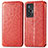 Custodia Portafoglio In Pelle Fantasia Modello Cover con Supporto S01D per Vivo X70t Rosso