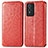 Custodia Portafoglio In Pelle Fantasia Modello Cover con Supporto S01D per Vivo Y74s 5G Rosso