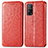 Custodia Portafoglio In Pelle Fantasia Modello Cover con Supporto S01D per Xiaomi Mi 10T 5G Rosso