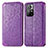 Custodia Portafoglio In Pelle Fantasia Modello Cover con Supporto S01D per Xiaomi Poco M4 Pro 5G Viola