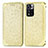 Custodia Portafoglio In Pelle Fantasia Modello Cover con Supporto S01D per Xiaomi Poco X4 NFC Oro