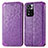 Custodia Portafoglio In Pelle Fantasia Modello Cover con Supporto S01D per Xiaomi Poco X4 NFC Viola