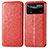 Custodia Portafoglio In Pelle Fantasia Modello Cover con Supporto S01D per Xiaomi Poco X4 Pro 5G Rosso