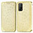 Custodia Portafoglio In Pelle Fantasia Modello Cover con Supporto S01D per Xiaomi Redmi K30S 5G Oro