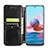 Custodia Portafoglio In Pelle Fantasia Modello Cover con Supporto S01D per Xiaomi Redmi Note 11 SE 5G