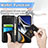 Custodia Portafoglio In Pelle Fantasia Modello Cover con Supporto S01D per Xiaomi Redmi Note 11E Pro 5G