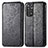 Custodia Portafoglio In Pelle Fantasia Modello Cover con Supporto S01D per Xiaomi Redmi Note 11S 4G Nero