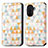 Custodia Portafoglio In Pelle Fantasia Modello Cover con Supporto S02D per Huawei Enjoy 50