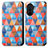 Custodia Portafoglio In Pelle Fantasia Modello Cover con Supporto S02D per Huawei Enjoy 50