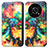 Custodia Portafoglio In Pelle Fantasia Modello Cover con Supporto S02D per Huawei Enjoy 50 Pro