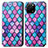 Custodia Portafoglio In Pelle Fantasia Modello Cover con Supporto S02D per Huawei Enjoy 50z