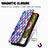 Custodia Portafoglio In Pelle Fantasia Modello Cover con Supporto S02D per Huawei Honor 9X