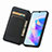 Custodia Portafoglio In Pelle Fantasia Modello Cover con Supporto S02D per Huawei Honor X7a