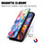 Custodia Portafoglio In Pelle Fantasia Modello Cover con Supporto S02D per Motorola Moto E32