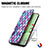 Custodia Portafoglio In Pelle Fantasia Modello Cover con Supporto S02D per Motorola Moto Edge 40 5G