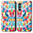 Custodia Portafoglio In Pelle Fantasia Modello Cover con Supporto S02D per Motorola Moto Edge S30 5G