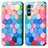 Custodia Portafoglio In Pelle Fantasia Modello Cover con Supporto S02D per Motorola Moto Edge S30 5G