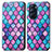 Custodia Portafoglio In Pelle Fantasia Modello Cover con Supporto S02D per Motorola Moto Edge X30 5G Viola