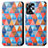 Custodia Portafoglio In Pelle Fantasia Modello Cover con Supporto S02D per Motorola Moto G13