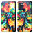 Custodia Portafoglio In Pelle Fantasia Modello Cover con Supporto S02D per Motorola Moto G60s Multicolore