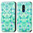 Custodia Portafoglio In Pelle Fantasia Modello Cover con Supporto S02D per Nokia C3