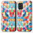 Custodia Portafoglio In Pelle Fantasia Modello Cover con Supporto S02D per Nokia G100