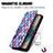 Custodia Portafoglio In Pelle Fantasia Modello Cover con Supporto S02D per Nokia G22