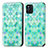 Custodia Portafoglio In Pelle Fantasia Modello Cover con Supporto S02D per Oppo Find X3 5G Verde