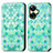 Custodia Portafoglio In Pelle Fantasia Modello Cover con Supporto S02D per Realme C55