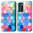 Custodia Portafoglio In Pelle Fantasia Modello Cover con Supporto S02D per Realme GT Master Explorer 5G Colorato