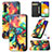 Custodia Portafoglio In Pelle Fantasia Modello Cover con Supporto S02D per Samsung Galaxy A04s