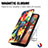 Custodia Portafoglio In Pelle Fantasia Modello Cover con Supporto S02D per Samsung Galaxy A11
