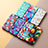 Custodia Portafoglio In Pelle Fantasia Modello Cover con Supporto S02D per Samsung Galaxy A12 Nacho