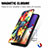 Custodia Portafoglio In Pelle Fantasia Modello Cover con Supporto S02D per Samsung Galaxy A22 5G