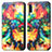 Custodia Portafoglio In Pelle Fantasia Modello Cover con Supporto S02D per Samsung Galaxy A30S Multicolore