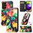 Custodia Portafoglio In Pelle Fantasia Modello Cover con Supporto S02D per Samsung Galaxy A52s 5G