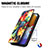 Custodia Portafoglio In Pelle Fantasia Modello Cover con Supporto S02D per Samsung Galaxy F23 5G