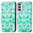 Custodia Portafoglio In Pelle Fantasia Modello Cover con Supporto S02D per Samsung Galaxy F23 5G