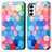 Custodia Portafoglio In Pelle Fantasia Modello Cover con Supporto S02D per Samsung Galaxy F23 5G