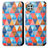 Custodia Portafoglio In Pelle Fantasia Modello Cover con Supporto S02D per Samsung Galaxy F42 5G