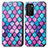 Custodia Portafoglio In Pelle Fantasia Modello Cover con Supporto S02D per Samsung Galaxy M02s